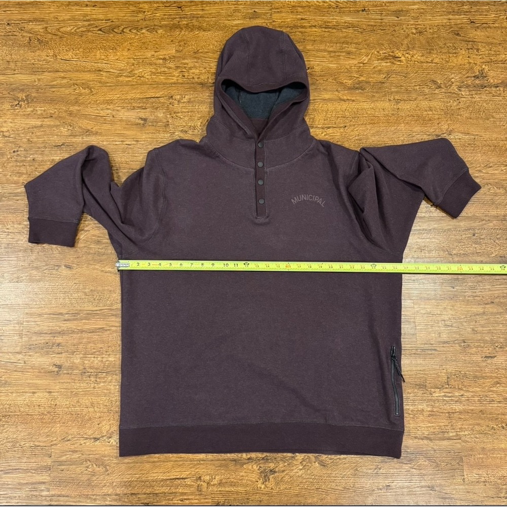Municipal Sport Utility Gear Red Logo Pullover Hoodie Sweatshirt Sweater Men 2XL - Picture 6 of 7